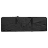 fekete polietilén kerti párnatároló zsák 135 x 40 x 55 cm