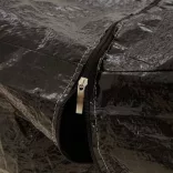 fekete polietilén kerti párnatároló zsák 135 x 40 x 55 cm