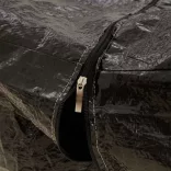 fekete polietilén kerti párnatároló zsák 150 x 75 x 75 cm