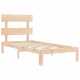 tömör fenyőfa ágy matrac nélkül 90 x 200 cm
