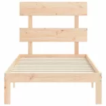 tömör fenyőfa ágy matrac nélkül 90 x 200 cm