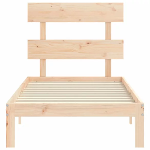 tömör fenyőfa ágy matrac nélkül 90 x 200 cm