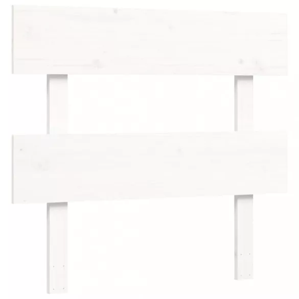 fehér tömör fenyőfa ágy matrac nélkül 100 x 200 cm