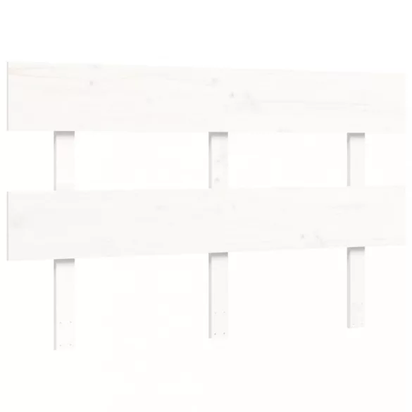 fehér tömör fenyőfa ágy matrac nélkül 120 x 200 cm