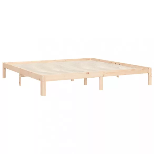 tömör fa ágykeret fejtámlával King Size