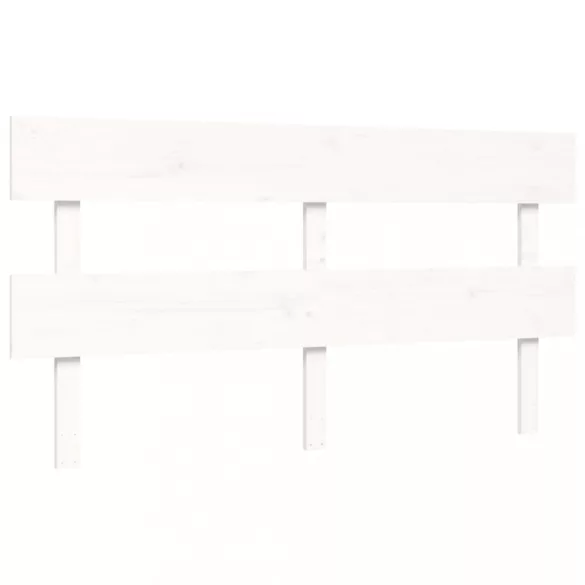 fehér tömör fenyőfa ágy matrac nélkül 160 x 200 cm