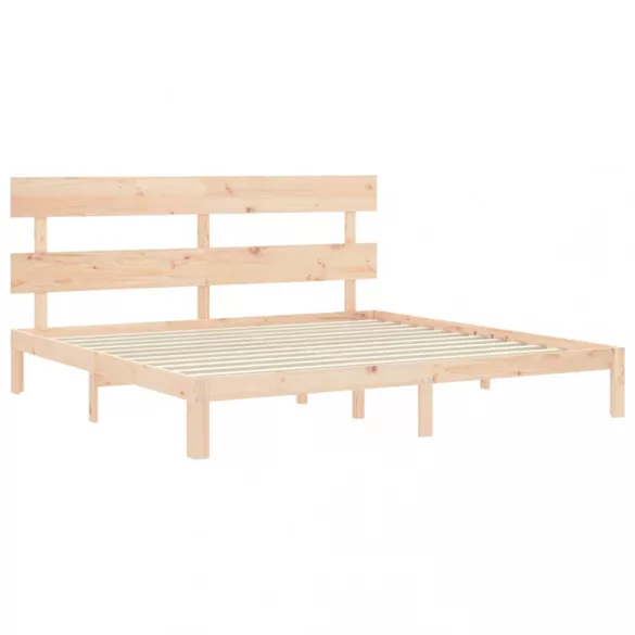 tömör fenyőfa ágy matrac nélkül 200 x 200 cm