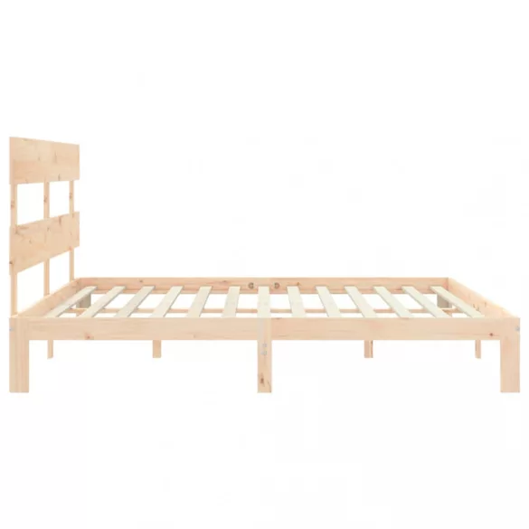 tömör fenyőfa ágy matrac nélkül 200 x 200 cm