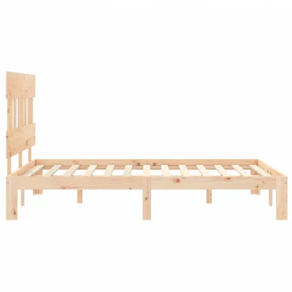 tömör fenyőfa ágy matrac nélkül 140 x 190 cm