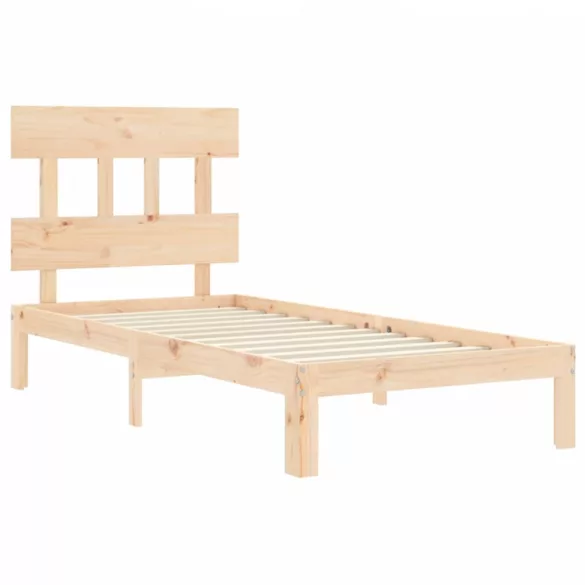 tömör fenyőfa ágy matrac nélkül 90 x 200 cm