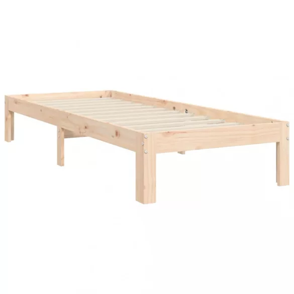 tömör fenyőfa ágy matrac nélkül 90 x 200 cm