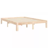 tömör fenyőfa ágykeret ágy matrac nélkül 120 x 200 cm