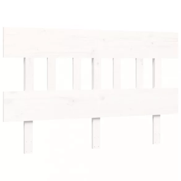 fehér tömör fenyőfa ágy matrac nélkül 120 x 200 cm