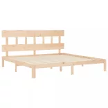 tömör fenyőfa ágy matrac nélkül 200 x 200 cm