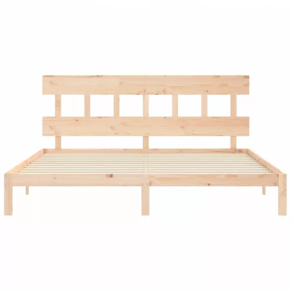 tömör fenyőfa ágy matrac nélkül 200 x 200 cm