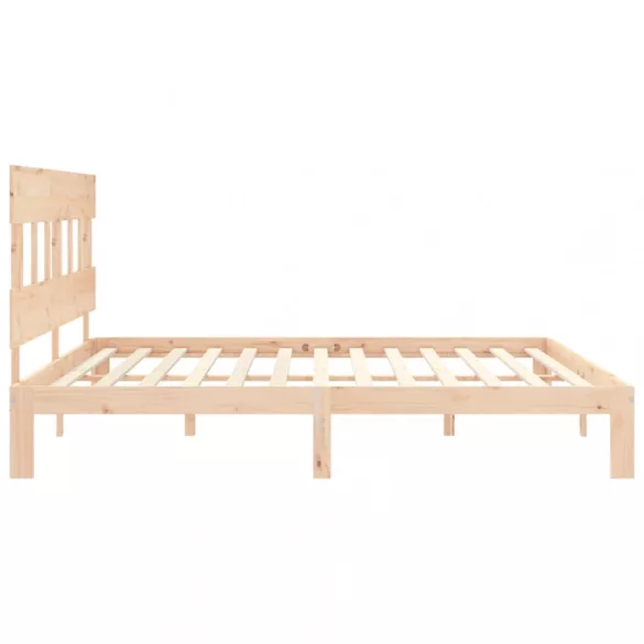 tömör fenyőfa ágy matrac nélkül 200 x 200 cm