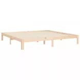 tömör fenyőfa ágy matrac nélkül 200 x 200 cm