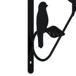 4 db fekete acél függő kaspótartó