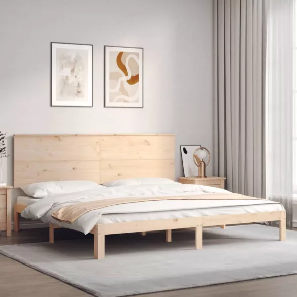 tömör fenyőfa ágy matrac nélkül 200 x 200 cm
