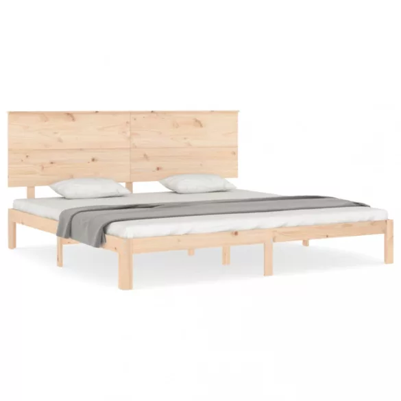 tömör fenyőfa ágy matrac nélkül 200 x 200 cm