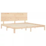 tömör fenyőfa ágy matrac nélkül 200 x 200 cm