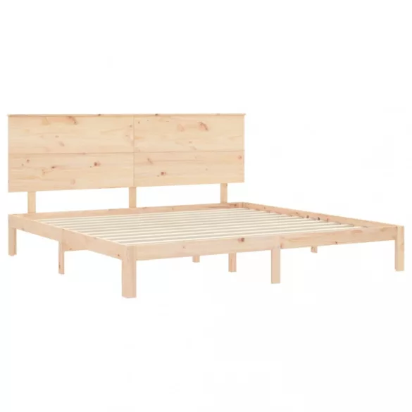 tömör fenyőfa ágy matrac nélkül 200 x 200 cm
