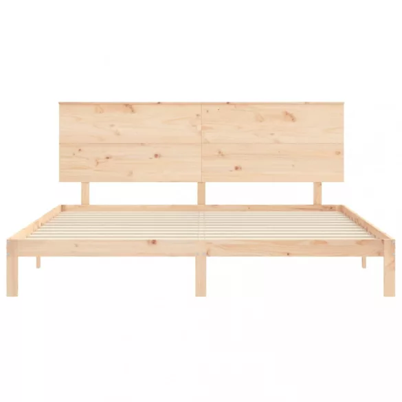 tömör fenyőfa ágy matrac nélkül 200 x 200 cm