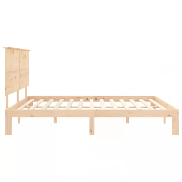 tömör fenyőfa ágy matrac nélkül 200 x 200 cm
