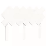 fehér tömör fa ágykeret fejtámlával Double