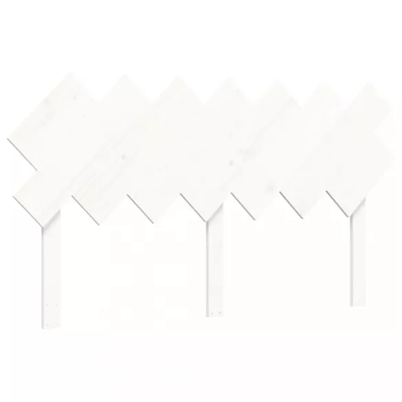 fehér tömör fenyőfa ágy matrac nélkül 140x190 cm