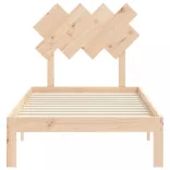 tömör fenyőfa ágy matrac nélkül 90 x 200 cm