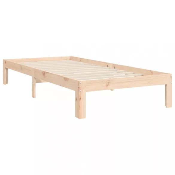 tömör fenyőfa ágy matrac nélkül 90 x 200 cm