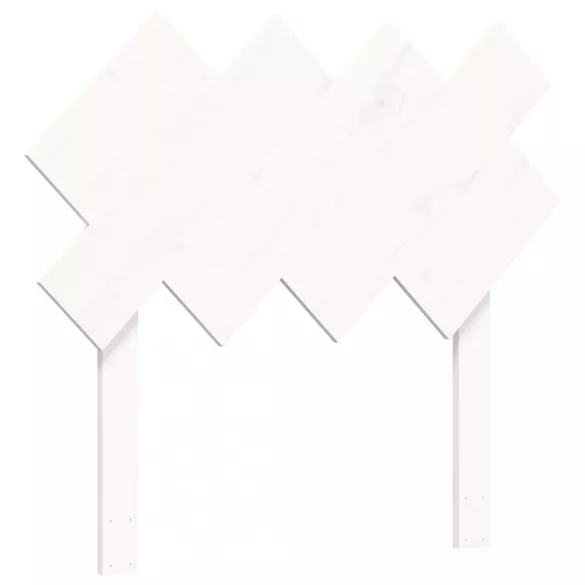 fehér tömör fenyőfa ágy matrac nélkül 90 x 200 cm