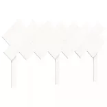 fehér tömör fenyőfa ágy matrac nélkül 140 x 200 cm