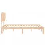 tömör fa ágykeret fejtámlával King Size
