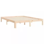 tömör fa ágykeret fejtámlával King Size