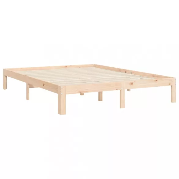 tömör fa ágykeret fejtámlával King Size