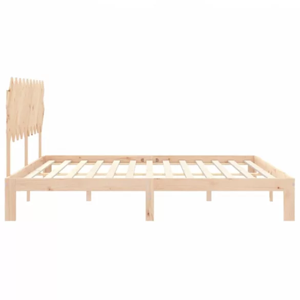 tömör fenyőfa ágy matrac nélkül 200 x 200 cm