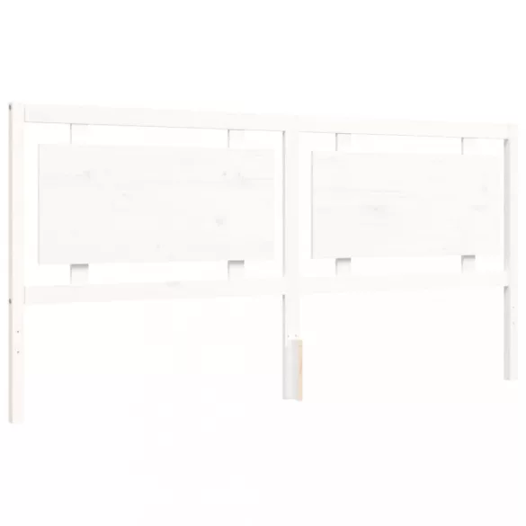 tömör fa ágykeret fejtámlával 200 x 200 cm