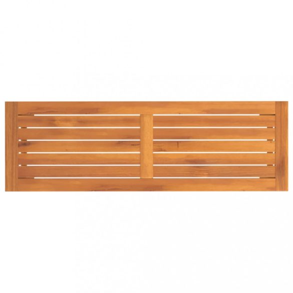 tömör akácfa kerti pad 110 x 35 x 45 cm