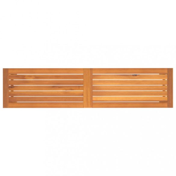 tömör akácfa kerti pad 150 x 35 x 45 cm