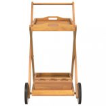 tömör akácfa felszolgálókocsi 54 x 87 x 90 cm