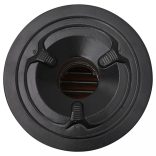 ezüstszínű acél fatüzelésű kempingtűzhely 51,5 x 35 x 30,5 cm