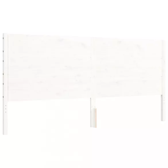 tömör fa ágykeret fejtámlával 200 x 200 cm