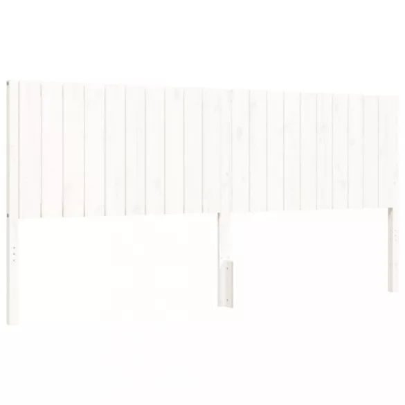 tömör fa ágykeret fejtámlával 200 x 200 cm