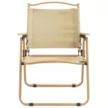 2 db bézs oxford szövet camping szék 54 x 55 x 78 cm
