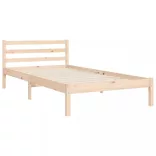 tömör fa ágykeret fejtámlával 100 x 200 cm