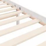 tömör fa ágykeret fejtámlával 200 x 200 cm