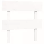 fehér tömör fa ágy időseknek fejtámlával Single