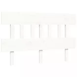 fehér tömör fa ágy időseknek fejtámlával 140x190 cm